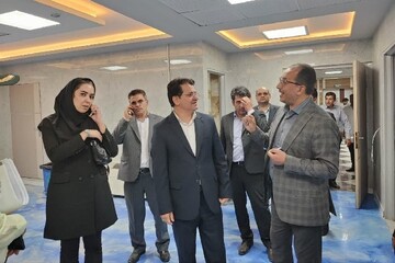 معاون استاندار کرمانشاه از دو مجموعه اقتصادی و درمانی بازدید کرد