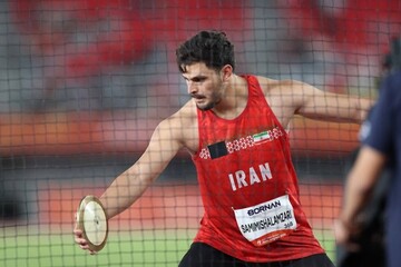 Iranian discus thrower Samimi wins bronze at 2026 Asian Games
