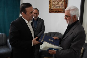 تجلیل استاندار قزوین از پیشکسوت ارتشی با نزدیک به ۱۰۰ ماه حضور در جبهه