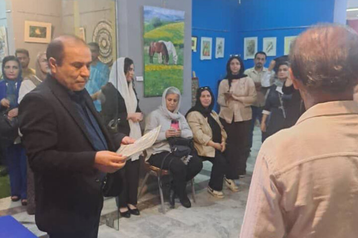 نمایشگاه گروهی هنرهای تجسمی «نقش دل» در نوشهر برپا شد