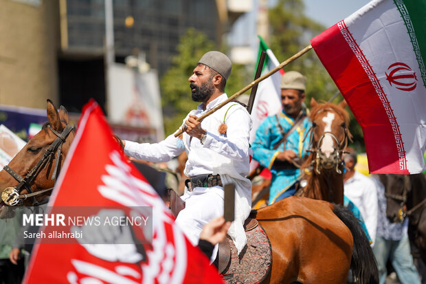 رزمایش «جان‌فدایان ایران» در شیراز