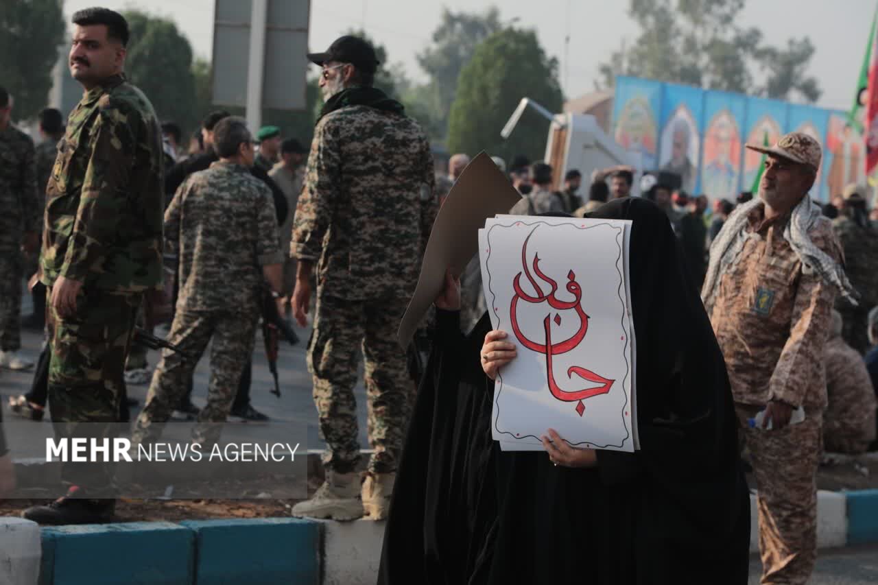 جانفدایان خوزستان آمادگی خود را به رخ کشیدند