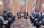 نخست وزیر قطر با رئیس جمهور اسلامی ایران دیدار کرد
