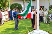 ہندوستان؛ نئی دہلی میں ایرانی قومی پرچم کے دن کے موقع پر تقریب