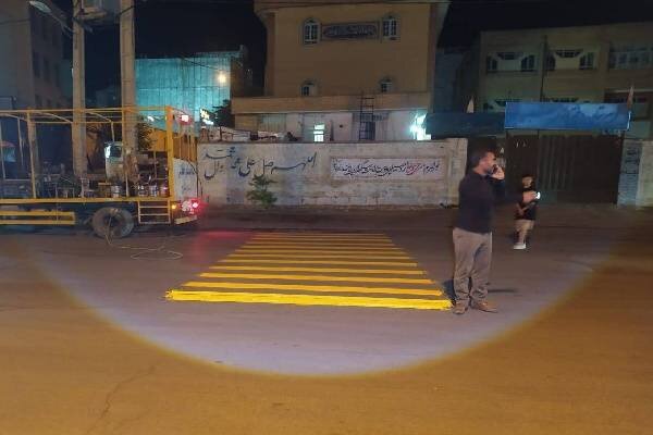 خطوط ترافیکی معابر مدارس یاسوج برای ایمنی دانش‌آموزان نوسازی شد