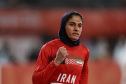 Iran female athlete Zarei bags silver in 2026 Asian Games