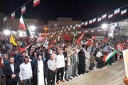 اجتماع حماسی مردم خورموج در شب ۲۱۰
