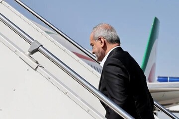 Pres. Pezeshkian leaves NY for Tehran after attending UNGA