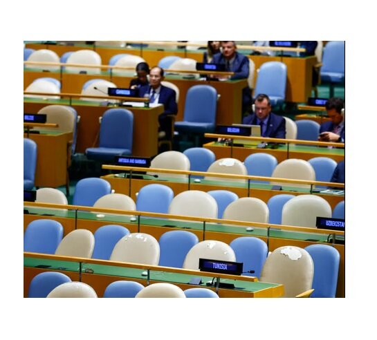 For whom did Israeli PM Netanyahu speak for at UNGA?