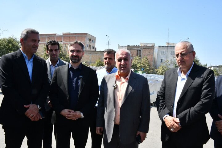 بازدید مقامات از ناوگان لجستیکی و تجهیزات خدمات شهری ساری