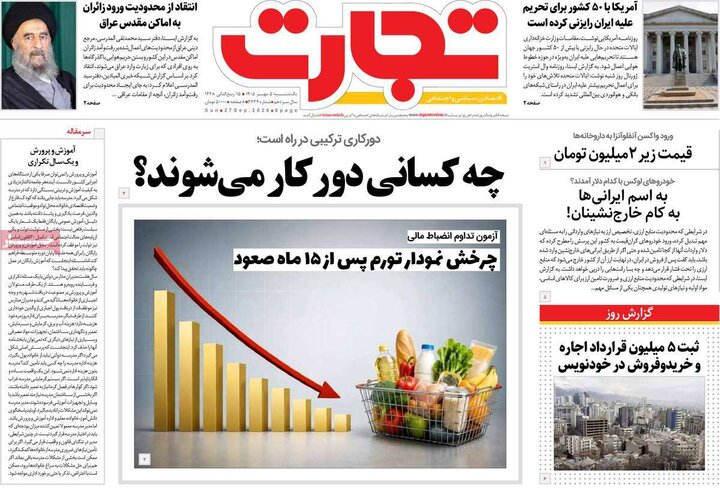 روزنامه‌های اقتصادی 5 مهر