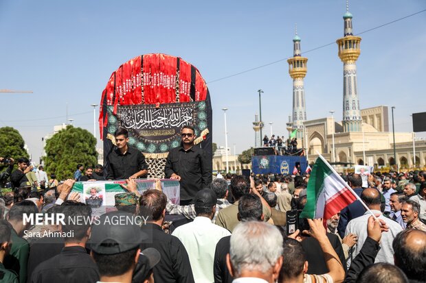 تشییع پیکر شهید «حسین ظریفی» در مشهد
