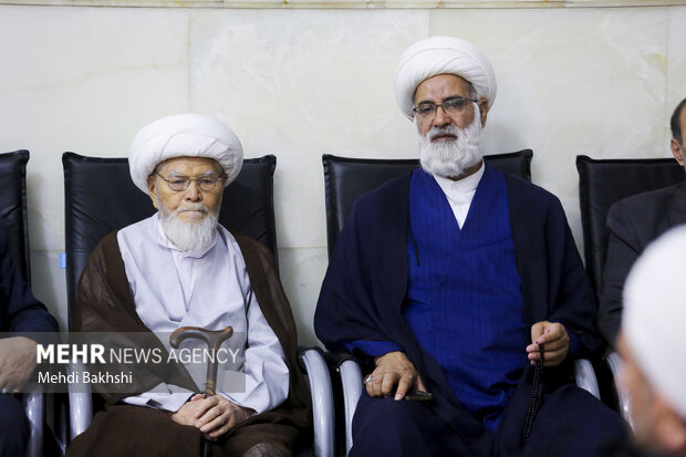 بزرگداشت آیتالله شبیری زنجانی از سوی نهادهای حوزوی در <a href='https://sayeb.ir/tag/%d9%82%d9%85'></div>قم</a>