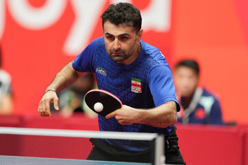 Noshad Alamiyan wins bronze in table tennis: 2026 Nagoya