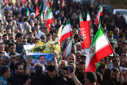 تشییع پیکر شهید «محمدمهدی رضایی» در یزد