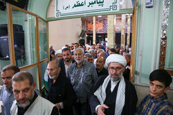 مراسم یادبود آیت‌الله شبیری زنجانی در زنجان