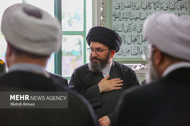 مراسم یادبود آیت‌الله شبیری زنجانی در زنجان
