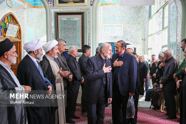 مراسم یادبود آیت‌الله شبیری زنجانی در زنجان