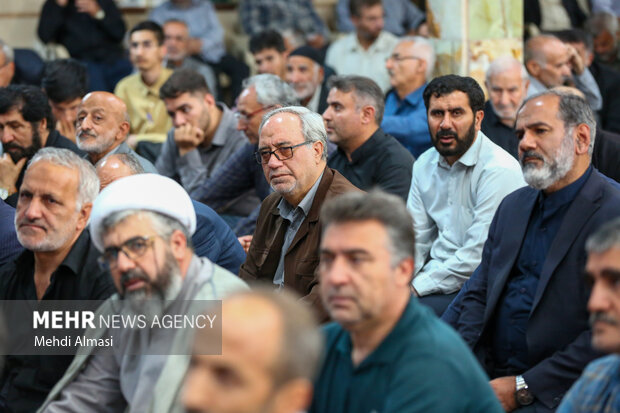 مراسم یادبود آیت‌الله شبیری زنجانی در زنجان