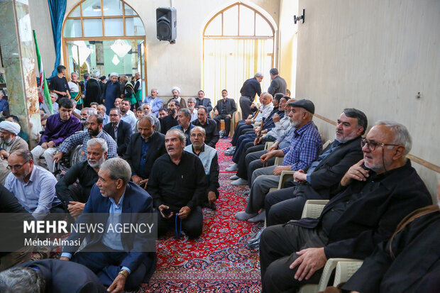 مراسم یادبود آیت‌الله شبیری زنجانی در زنجان