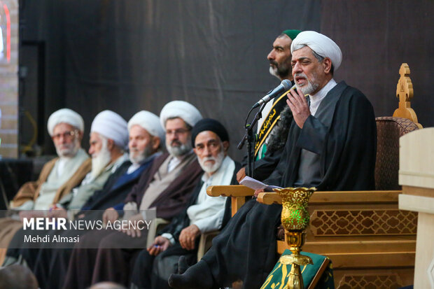 مراسم یادبود آیت‌الله شبیری زنجانی در زنجان