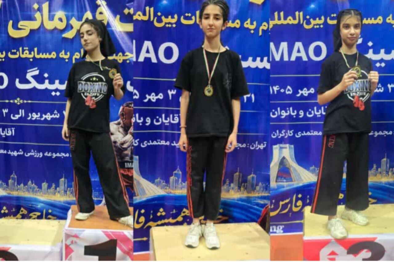 درخشش دختران رزمی‌کار فول‌کیک‌بوکسینگ دیلمی در مسابقات کشوری