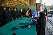 Military training for women in Janfada campaign in Tehran