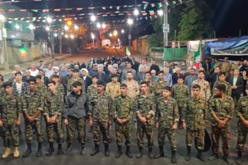 اجتماع پرشور مرزداران بیله سوار در حمایت از زرمندگان اسلام