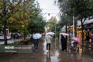 هواشناسی: بیشترین باران در گلپایگان بارید؛ تداوم فعالیت سامانه بارشی