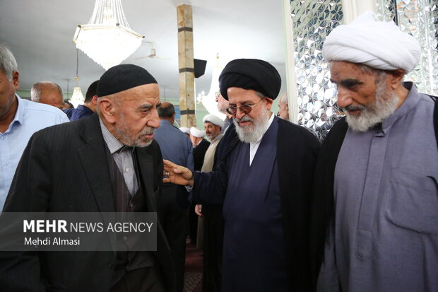 مراسم یادبود آیت‌الله شبیری زنجانی در زنجان