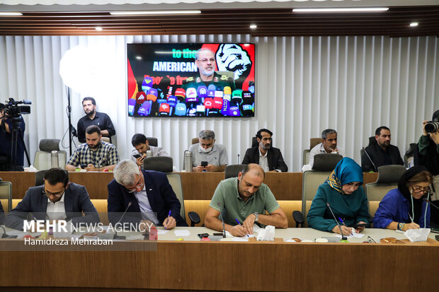 نشست خبری سردار حسین محبی سخنگوی سپاه پاسداران انقلاب اسلامی