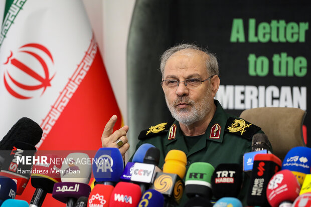 نشست خبری سردار حسین محبی سخنگوی سپاه پاسداران انقلاب اسلامی