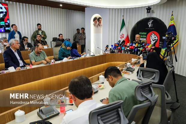 نشست خبری سردار حسین محبی سخنگوی سپاه پاسداران انقلاب اسلامی