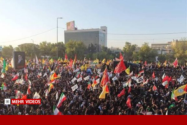 طنین «لبیک سید مجتبی» در نجف اشرف