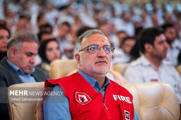 مراسم گرامیداشت روز آتش نشان