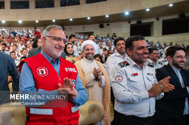 مراسم گرامیداشت روز آتش نشان