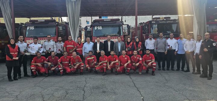مهرانگیز: جهاد و ازخودگذشتگی آتشنشانان امتداد فرهنگ ایثار و شهادت است