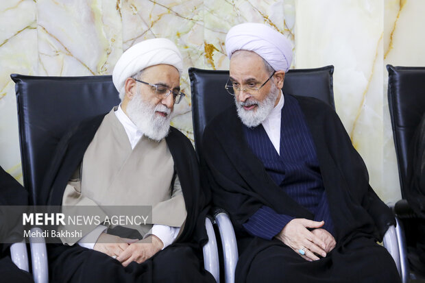 بزرگداشت هفتمین روز ارتحال آیت‌الله‌ شبیری زنجانی در <a href='https://sayeb.ir/tag/%d9%82%d9%85'></div>قم</a>