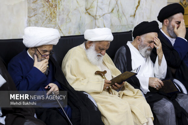 بزرگداشت هفتمین روز ارتحال آیتالله شبیری زنجانی در <a href='https://sayeb.ir/tag/%d9%82%d9%85'></div>قم</a>