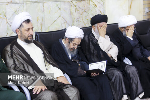 بزرگداشت هفتمین روز ارتحال آیت‌الله‌ شبیری زنجانی در <a href='https://sayeb.ir/tag/%d9%82%d9%85'></div>قم</a>