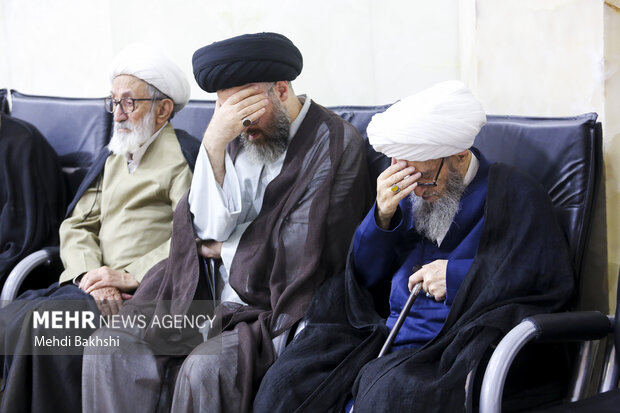 بزرگداشت هفتمین روز ارتحال آیت‌الله‌ شبیری زنجانی در <a href='https://sayeb.ir/tag/%d9%82%d9%85'></div>قم</a>