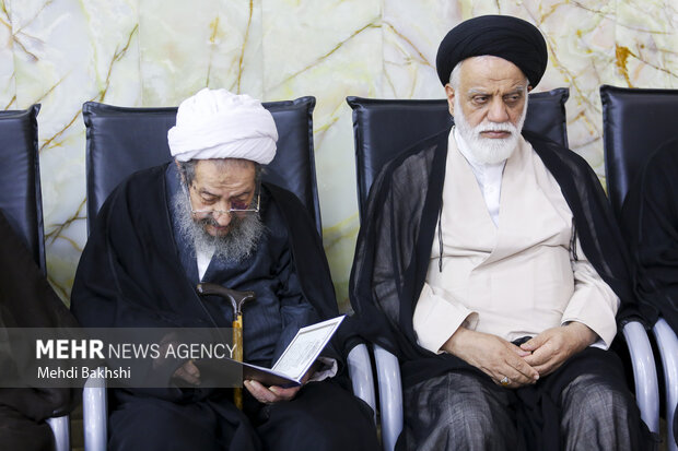 بزرگداشت هفتمین روز ارتحال آیت‌الله‌ شبیری زنجانی در <a href='https://sayeb.ir/tag/%d9%82%d9%85'></div>قم</a>