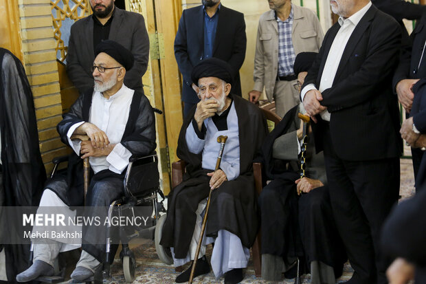 بزرگداشت هفتمین روز ارتحال آیتالله شبیری زنجانی در <a href='https://sayeb.ir/tag/%d9%82%d9%85'></div>قم</a>