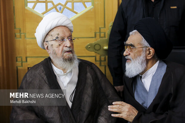 بزرگداشت هفتمین روز ارتحال آیت‌الله‌ شبیری زنجانی در <a href='https://sayeb.ir/tag/%d9%82%d9%85'></div>قم</a>