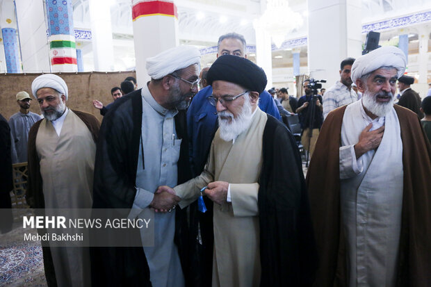 بزرگداشت هفتمین روز ارتحال آیت‌الله‌ شبیری زنجانی در <a href='https://sayeb.ir/tag/%d9%82%d9%85'></div>قم</a>