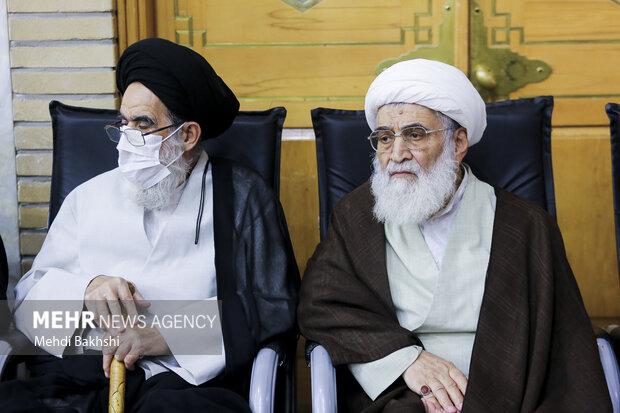 بزرگداشت هفتمین روز ارتحال آیت‌الله‌ شبیری زنجانی در <a href='https://sayeb.ir/tag/%d9%82%d9%85'></div>قم</a>