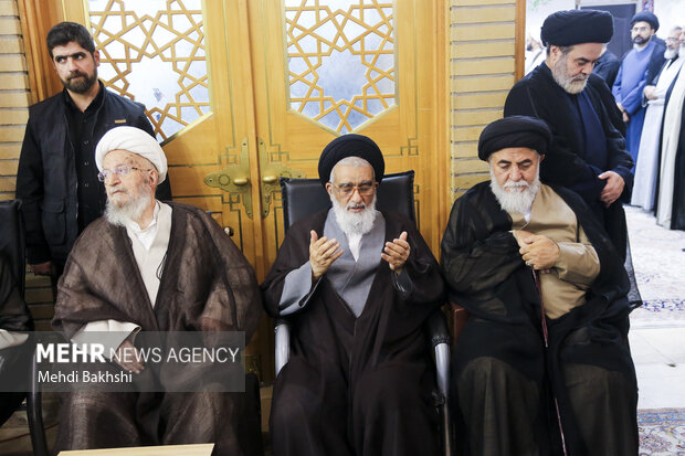 بزرگداشت هفتمین روز ارتحال آیت‌الله‌ شبیری زنجانی در <a href='https://sayeb.ir/tag/%d9%82%d9%85'></div>قم</a>