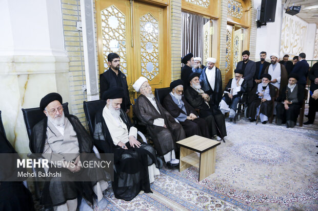 بزرگداشت هفتمین روز ارتحال آیت‌الله‌ شبیری زنجانی در <a href='https://sayeb.ir/tag/%d9%82%d9%85'></div>قم</a>