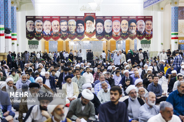 بزرگداشت هفتمین روز ارتحال آیتالله شبیری زنجانی در <a href='https://sayeb.ir/tag/%d9%82%d9%85'></div>قم</a>