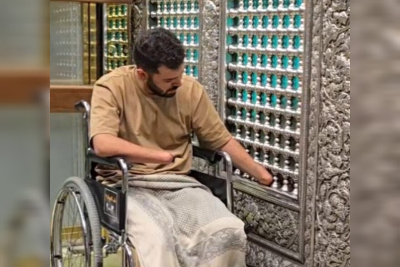 سرباز وطن؛ از پای لانچر تا ضریح مطهر امام رضاع) سرباز وطن؛ از پای لانچر تا ضریح مطهر امام رضاع)